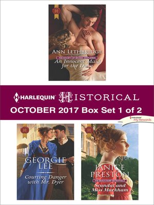 cover image of Harlequin Historical October 2017--Box Set 1 of 2